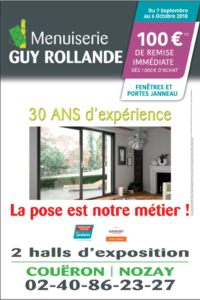 Promo 100€ de remise dès 1000€ d'achat - Menuiserie Rollande - Maître Artisan Spécialiste Rénovation en Loire Atlantique (44)