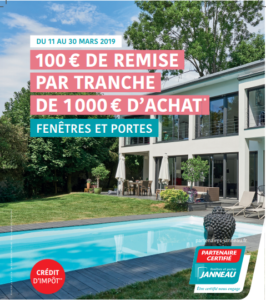 Promo 100€ de remise dès 1000€ d'achat - Menuiserie Rollande - Maître Artisan Spécialiste Rénovation en Loire Atlantique (44)