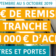 Promo 500€ de remise dès 5000€ d'achat - Menuiserie Rollande