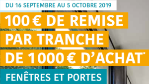 Promo 500€ de remise dès 5000€ d'achat - Menuiserie Rollande